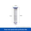 Shower Nozzle Replacement Filter Element with High Compression Cotton Core for Water Purification.