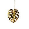 Monstera Leaf Metal Gold