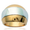 Ring Gold Plated 'Choreography' Golden Silver - 16 Mm