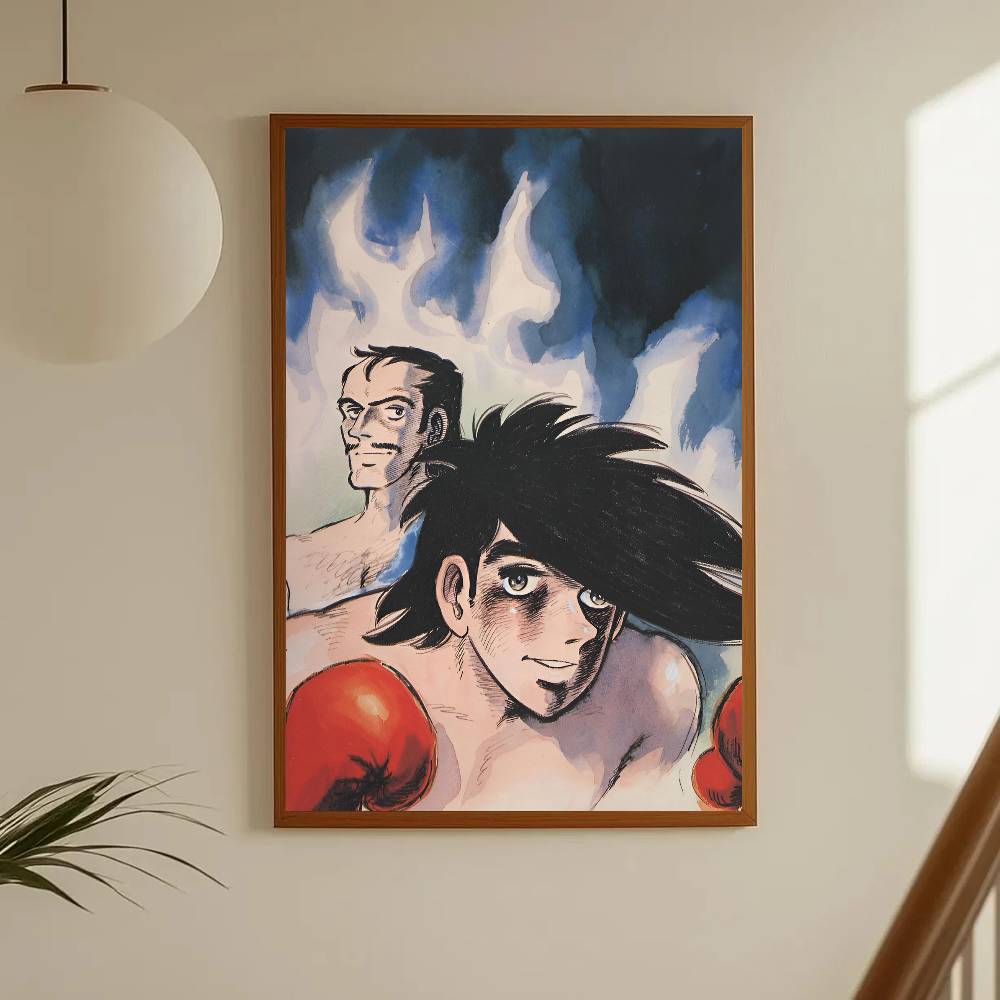 1 шт. Спортивное аниме A-Ashita No Joe Постер Наклейка Печать Водонепроницаемое Настенное Искусство Для Гостиной Спальни Домашний Декор