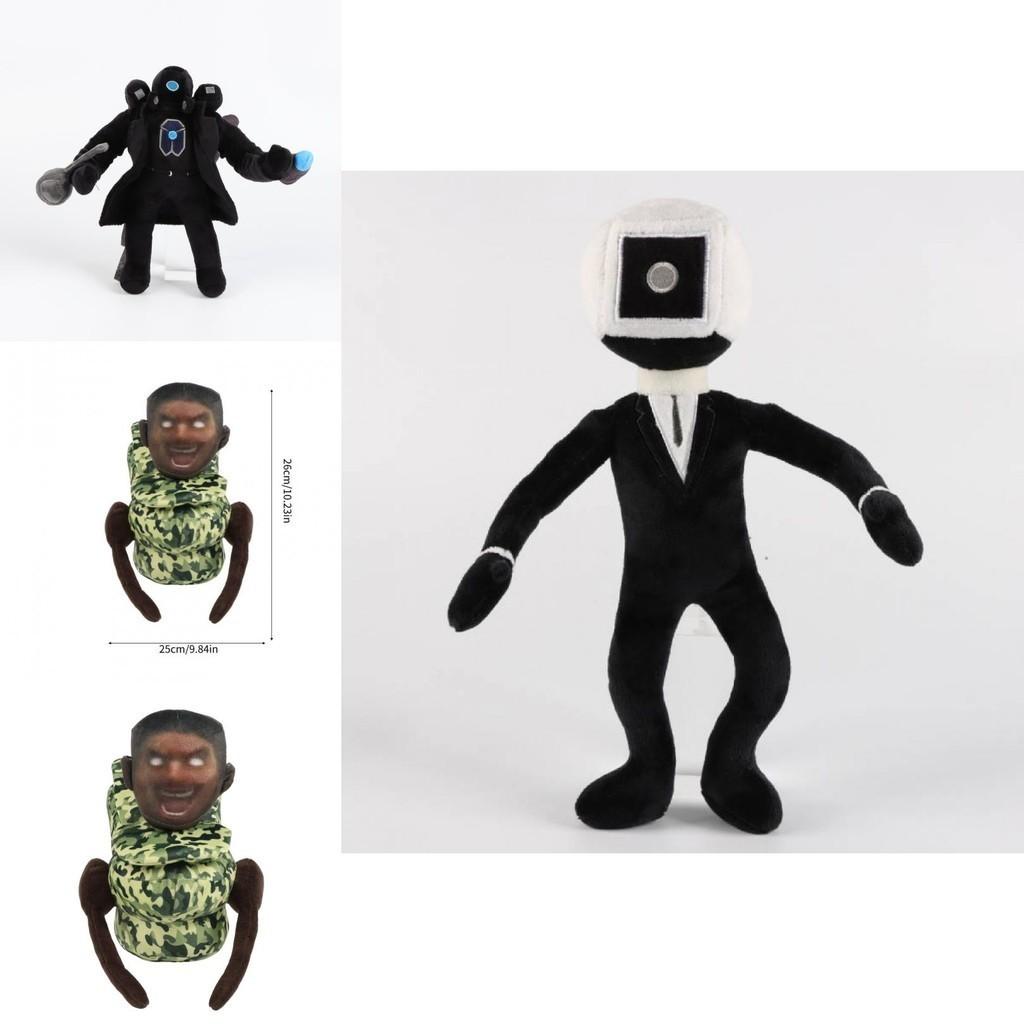 Skibidi Toilet Speakerman Plush Toy Multiple Colors And Designs Available