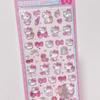 3D Стикеры Hello Kitty Аниме Студент Cinnamoroll Melody Мультяшные Рельефные Стикеры на Телефон Декор Мебели Женские Аксессуары