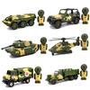 6 Kinds Alloy Military Car Toys for Boys Diecast Inertial Pull Back SUV War Tank Vehicles Toy Model Bests Gifts for Children