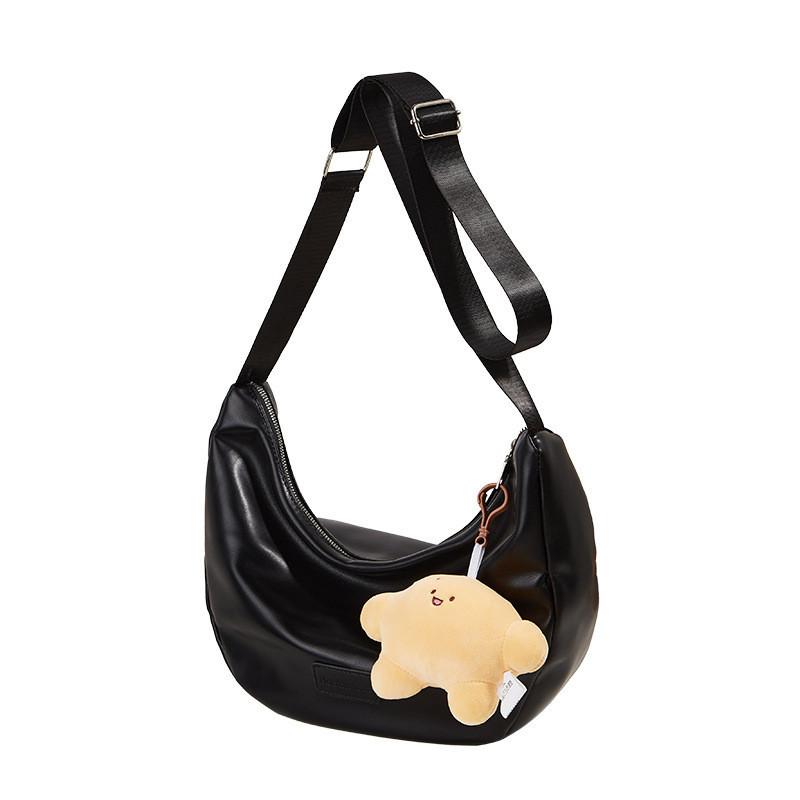 IELGY Универсальная сумка-тоут через плечо в форме полумесяца, модная простая сумка-подушка