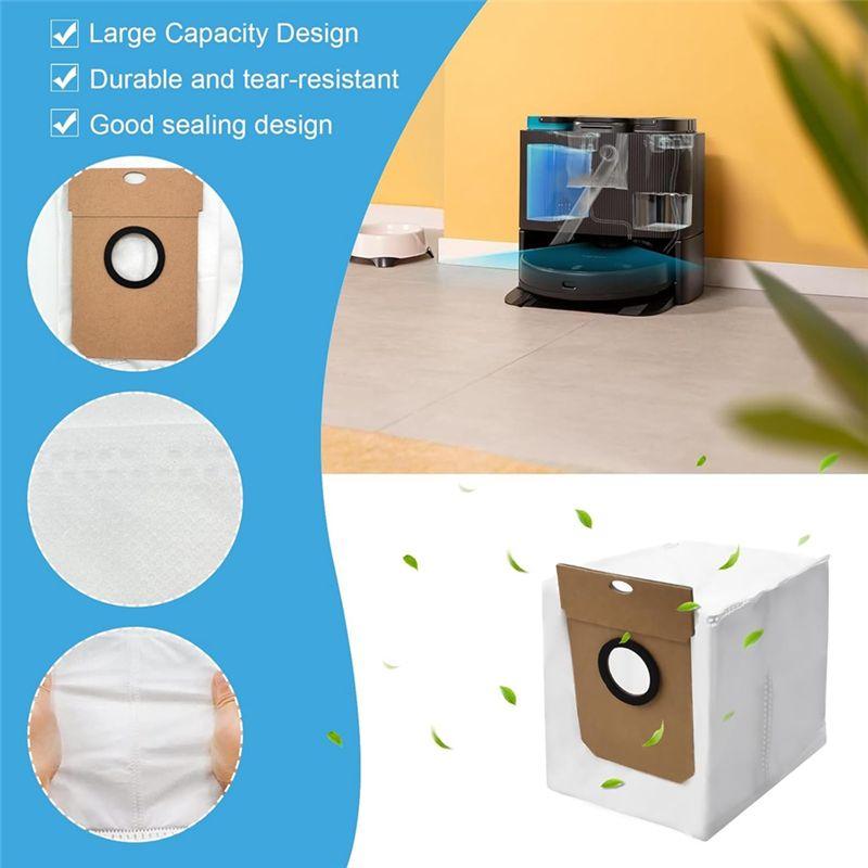 AEE4-Для робота-пылесоса Cecotec Conga 11090 Запчасть Основная боковая щетка Hepa-фильтр Тряпка для мытья пола Мешки для пыли