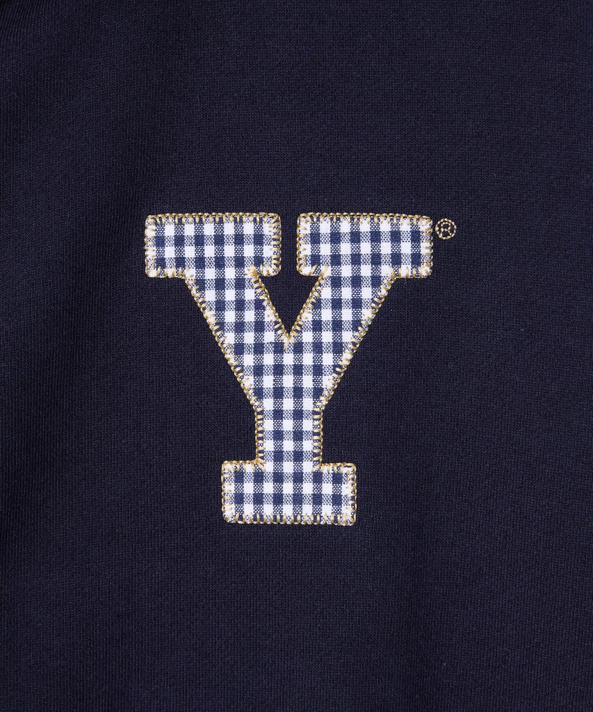 Толстовка на молнии с аппликацией логотипа Yale Y_Темно-синий