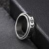 Ring, Rotatable Ring For Men And Women, Neutral Star And Moon Style