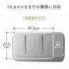 SANWA DIRECT Подушка-столик для коленей Ширина 54 см Легкий 490 г С карманом для мелочей Совместим с работой мышью Моющийся Портативный столик-подушка