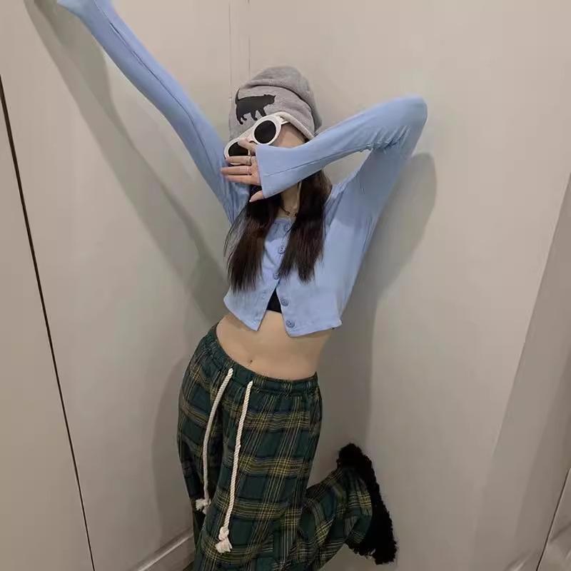 Женские брюки широкого кроя в красную клетку - повседневный осенне-зимний спортивный стиль