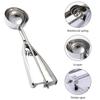 Stainless Steel Spoon Spring Handle Kitchen Stainless Ice Cream Mash Potato Scoop Kitchen Accessories 3 Size for Choos