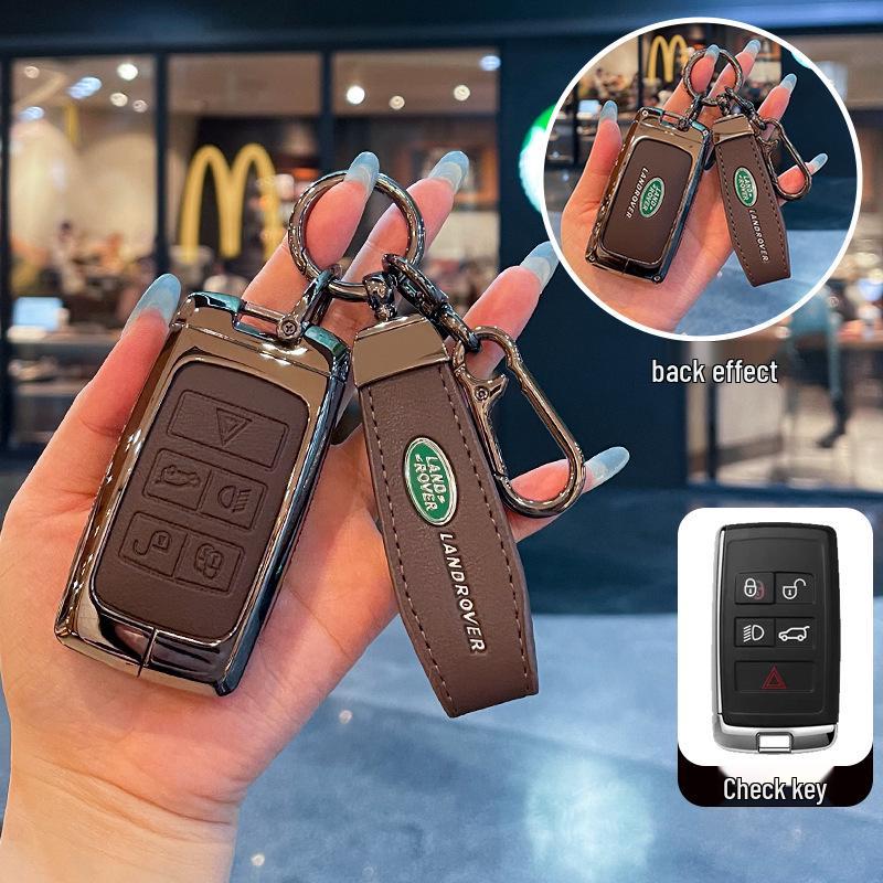 Чехол для ключа Land Rover Evoque L: Подходит для моделей Discovery 6, Range Rover Sport 5, Defender 110, Freelander и Xingmai.