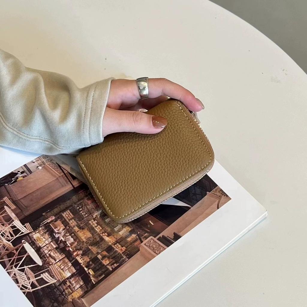 Genuine Leather Card Holder First Layer of Cowhide Coin Purses For Women Natural Leather ID Credit Business Cards Organizer 11 Slots