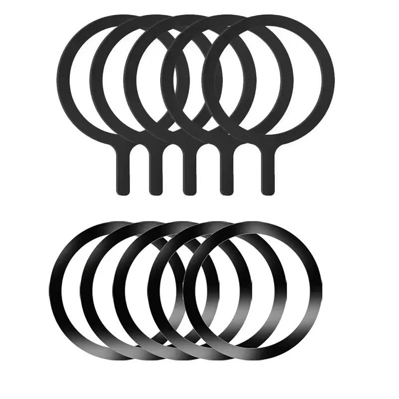 Universal Metal Rings Sticker for Magsafe Magnetic Wireless Charger for iPhone Samsung Xiaomi Car Phone Charger Plate Iron Sheet
