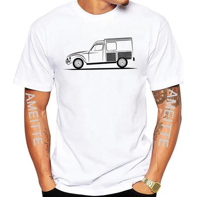 Новая мужская футболка с коротким рукавом, винтажная, 2 см, Acadiane и 2cv, французский дух, хип-хоп, для мальчика, повседневная, легенда, старый автомобиль, спортивная футболка