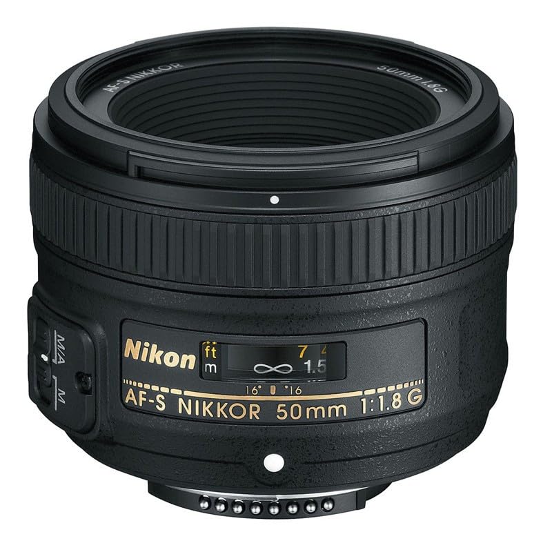 Nikon Single Focus Lens NIKKOR 50mm Full Size Compatible AF-S f/1.8G AF-S 50/1.8G