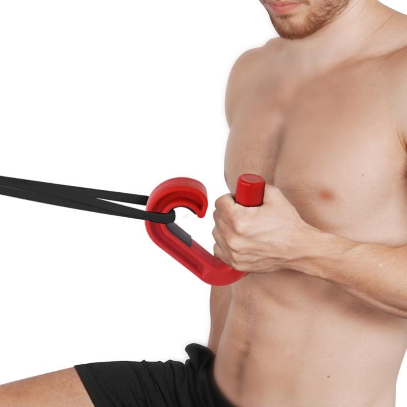 Ergonomic Hook Shaped Fitness Handle Pull Up Hand Grip for Strength Training Fitness Equipment Accessories Enduring