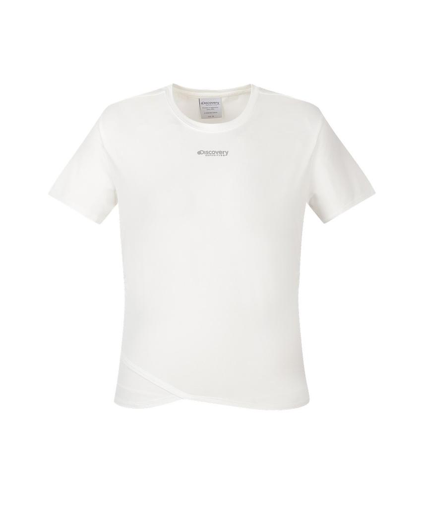 DISCOVERY EXPEDITION Women'S Shirred Short Sleeve T-Shirt (Cream)