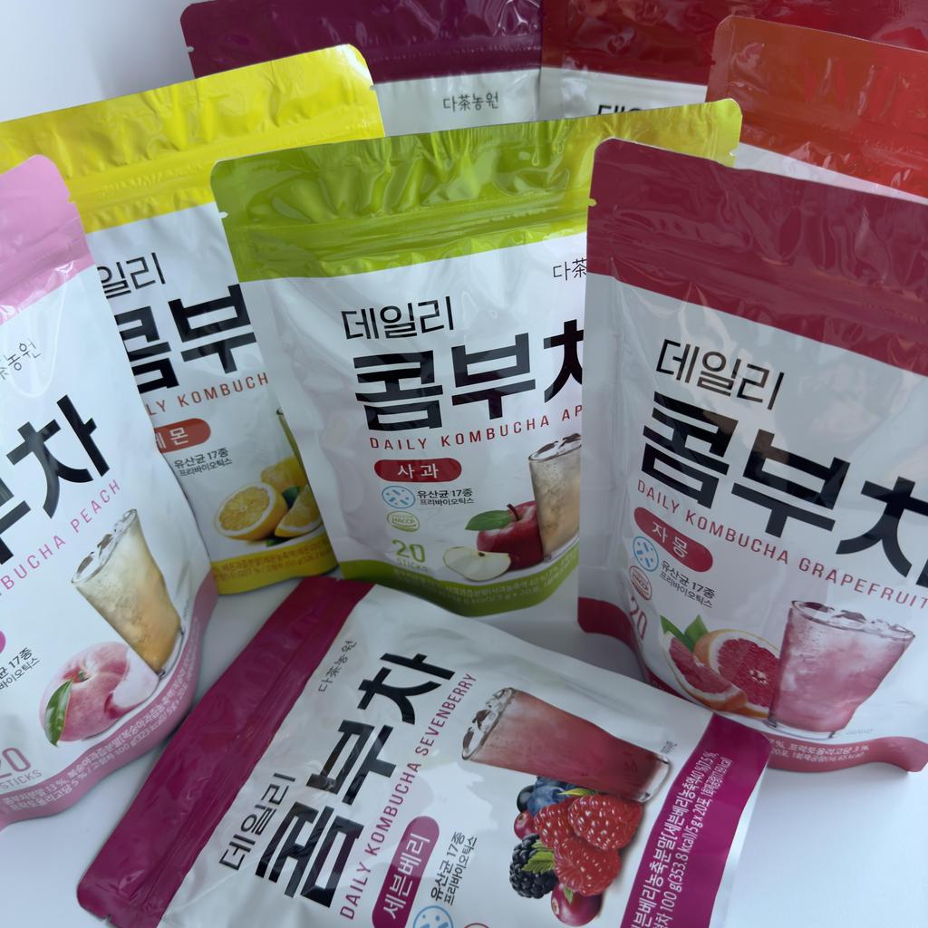 Danongwon Daily Kombucha Fruit Tea 5gx20 Sticks/8 Types