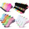5 Pack Women's Compression Socks with Breathable Arch Support and Low-Cut Design, Suitable for Running and Casual Wear