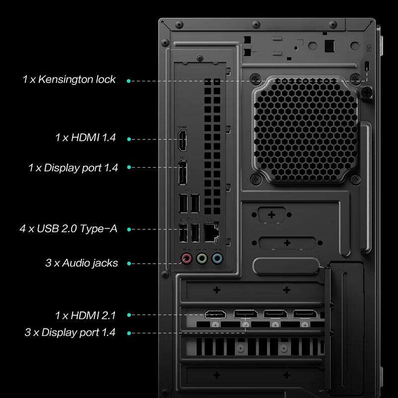 Asus Игровой ПК для настольного компьютера TUF Gaming 6X (i7-13620H, RTX 5060Ti) (Китайская версия)