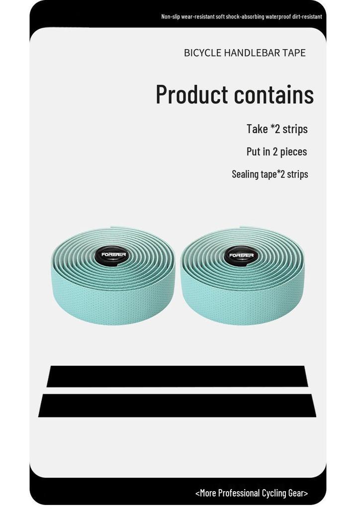 Solid Color Non-Slip Silicone Handlebar Tape: Comfortable, Shock-Absorbing, Sweat-Wicking for Road and Fixed Gear Bikes