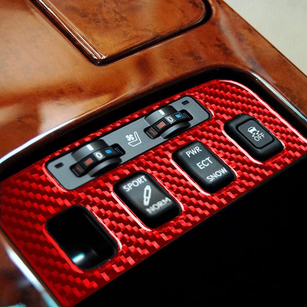 Для Lexus GS 2006-2011 автомобильное сиденье, панель управления, декоративная крышка, наклейка, отделка, автомобильные аксессуары для интерьера, углеродное волокно