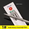 Three Swallow Stainless Steel Knitting Needles Set for Handmade Scarves and Sweaters