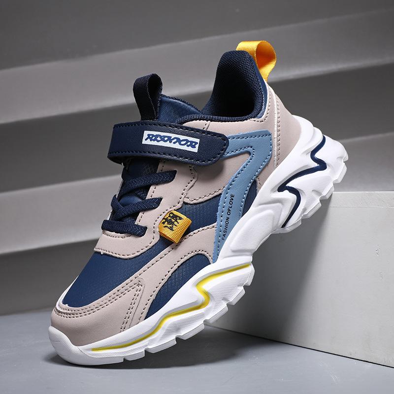 Medium and Large Children's Sports Shoes Are Lightweight, Primary School Children's 2025 New Mesh Running Spring Boys' Soft-soled Breathable Shoes