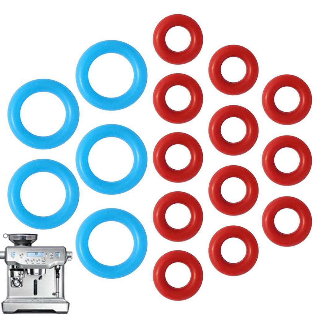 Набор уплотнительных колец 17 шт./компл. для эспрессо-машин BES900 BES920 BES980 BES990, включает 5 шт. синих больших, 12 шт. красных маленьких