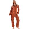 Keanu Womens/Ladies Satin Long Pyjama Set