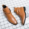 New Men's Chelsea Boots Luxury Brand Ankle Boots for Men Italy Business Casual Shoes Designer High Quality Formal Men Boots 2024