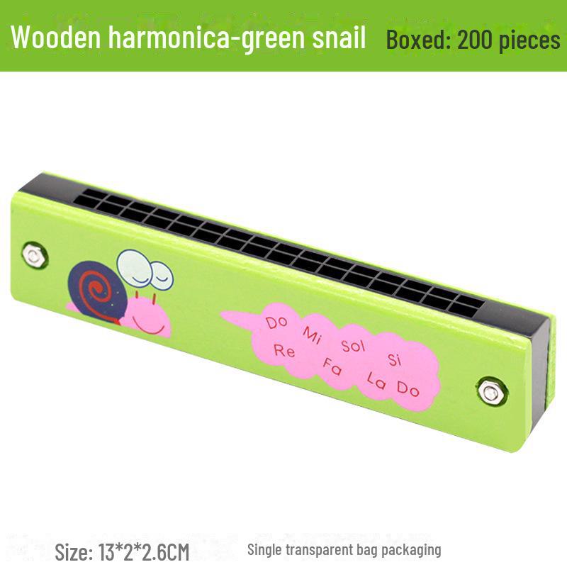 Высококачественная деревянная литая губная гармошка - идеальный музыкальный подарок для детей детского сада и учеников начальной школы