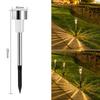 Solar Outdoor Lights Solar Garden Light LED Landscape Lighting Waterproof Pathway Lights Decor Walkway Lawn Patio Yard