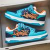 Fashion Fashion Blue Designer Skateboard Shoes Men Streetwear Hip Hop Sneakers Men Luxury Platform Skateboard Sneakers Men Basket Homme