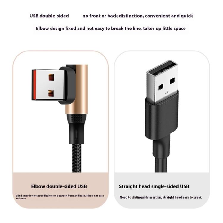 Кабель USB Type C для быстрой зарядки, короткая длина, премиальный плетеный материал для быстрой и надежной зарядки