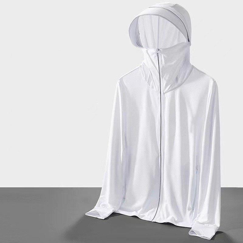 Солнцезащитная одежда Ice Silk со съемными большими полями UPF50+ для женщин, солнцезащитные куртки для активного отдыха