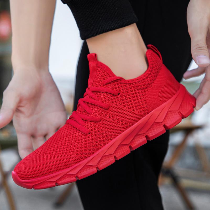 Fashion Fujeak Ultralight Casual Footwear Outdoor Anti-slip Running Shoes Plus Size Trend Sneakers Comfort Breathable Mesh Shoes for Men