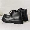 Мужские осенние ботинки 2025 года на толстой подошве, ботинки Мартин, европейские и американские нишевые ботинки в стиле рабочей одежды, мотоциклетные ботинки, кожаная обувь 18911-J