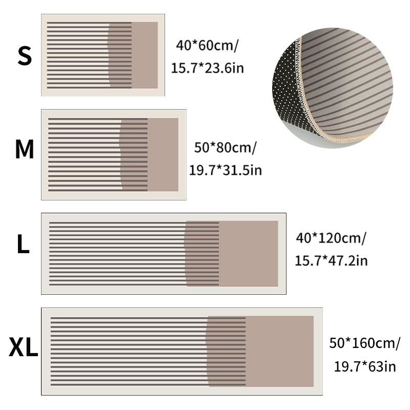 Японский кухонный коврик, устойчивый к маслу, противоскользящий коврик для ванной, суперабсорбирующий напольный ковер, длинный коврик для прихожей, коврик для ног
