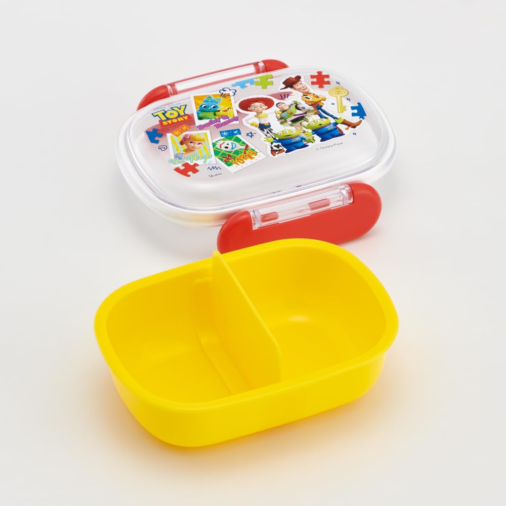 Skater Lunch Small Single Dome Soft and Made in Toy Story QAF1AG Kids' Box, Size, Tier, 270ml, Shape, Fluffy, Antibacterial, Japan, Design, Boys,