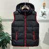 Осенне-зимний мужской жилет пуховик хлопковая куртка плечи теплый жилет верхняя одежда куртка для верховой езды