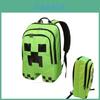Идеальный рюкзак Minecraft Крипер Большой вместимости И Разгружающий Для Комфортного Использования