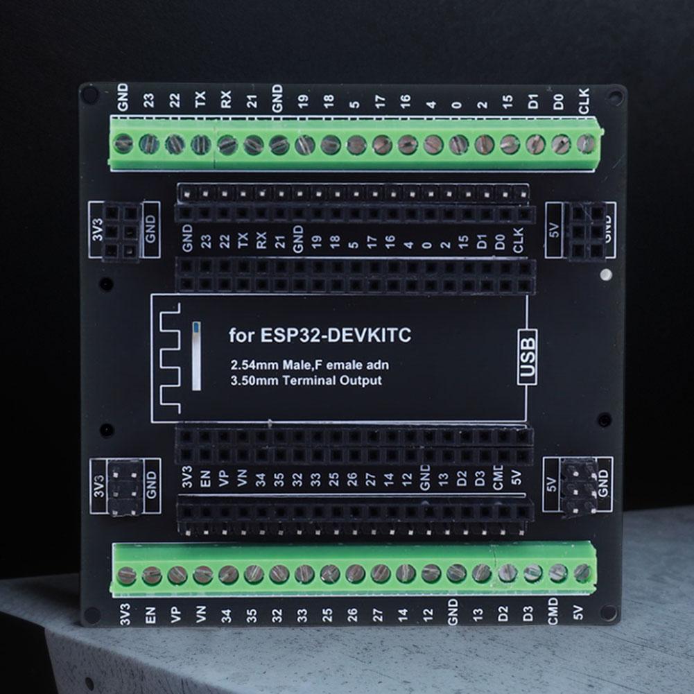 For ESP32 Super Breakout Board GPIO Expansion Module for ESP32-DevKitC ESP-WROOM-32 for 0.9inch /1.0inch Size ESP32 Module