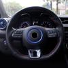 Украшение рулевого колеса автомобиля, алюминиевое кольцо, круглая наклейка, стиль интерьера для MG6 6pro 2017 - 2024