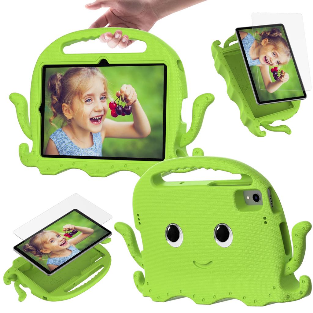 Чехол для Redmi Pad SE 11 Pad5 6, ручной, для всего тела, детский, нетоксичный, безопасный, EVA, чехол с рисунком осьминога для детей, чехол для планшета