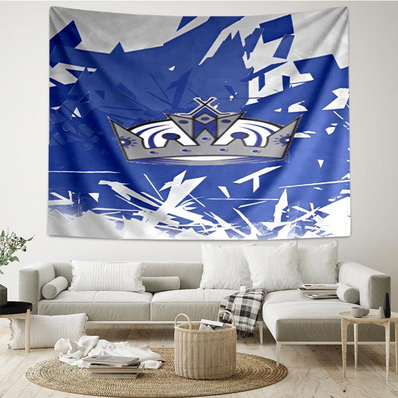 Los Angeles ice hockey Tapestry, Unique Design Tapestry, Wall Decor for Bedroom,Livingroom, Playroom,Heartwarming Fan Holiday Gifts