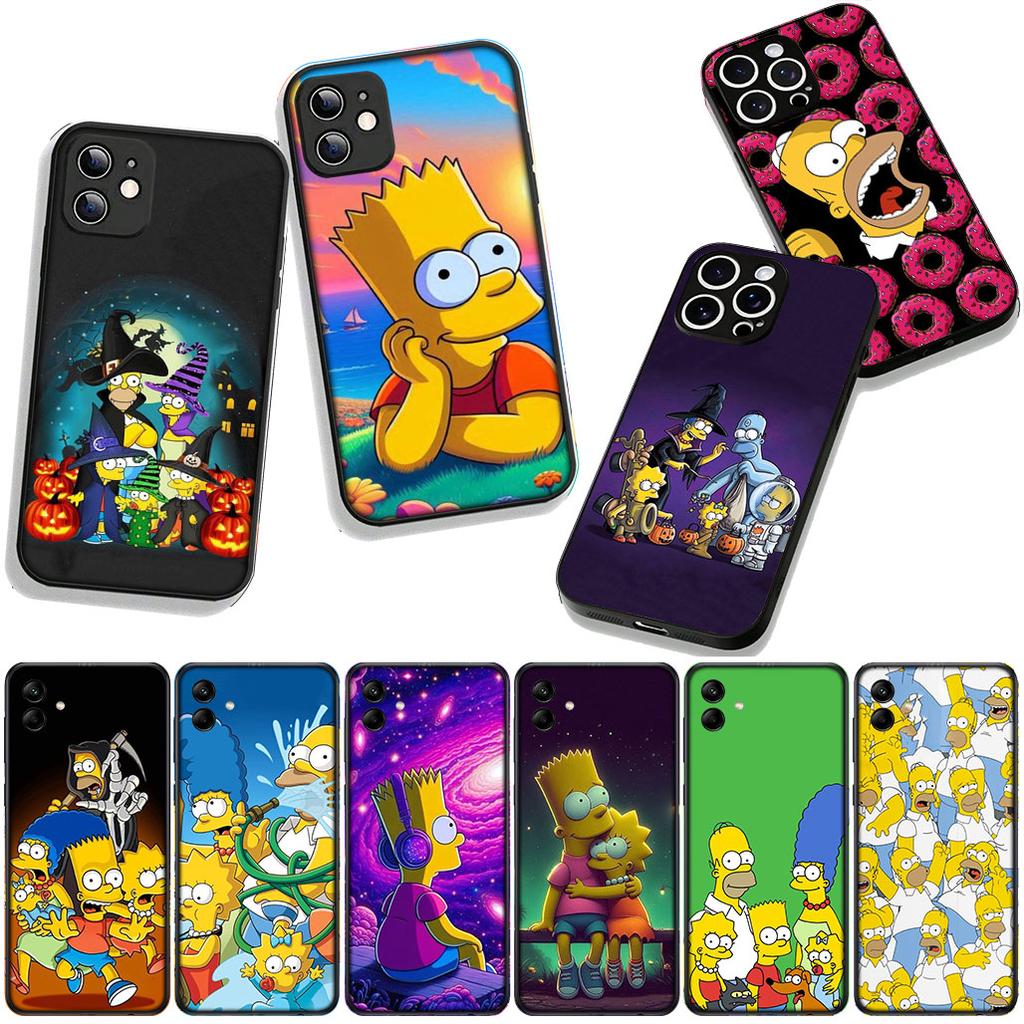Чехол для телефона Комиксы S-Симпсоны Барт Милый Coque для Xiaomi Redmi Note 15 11 9 10 Pro Plus A5 9A 9T 10A 10C 9C NFC 15C 8T Чехол