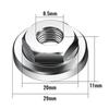 Гайки для угловой шлифовальной машины из нержавеющей стали 2 шт. 2x Аксессуары