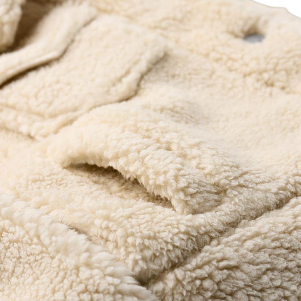 UGG Женская куртка с коротким плюшем, однобортная, с длинными рукавами 1171459-NLI