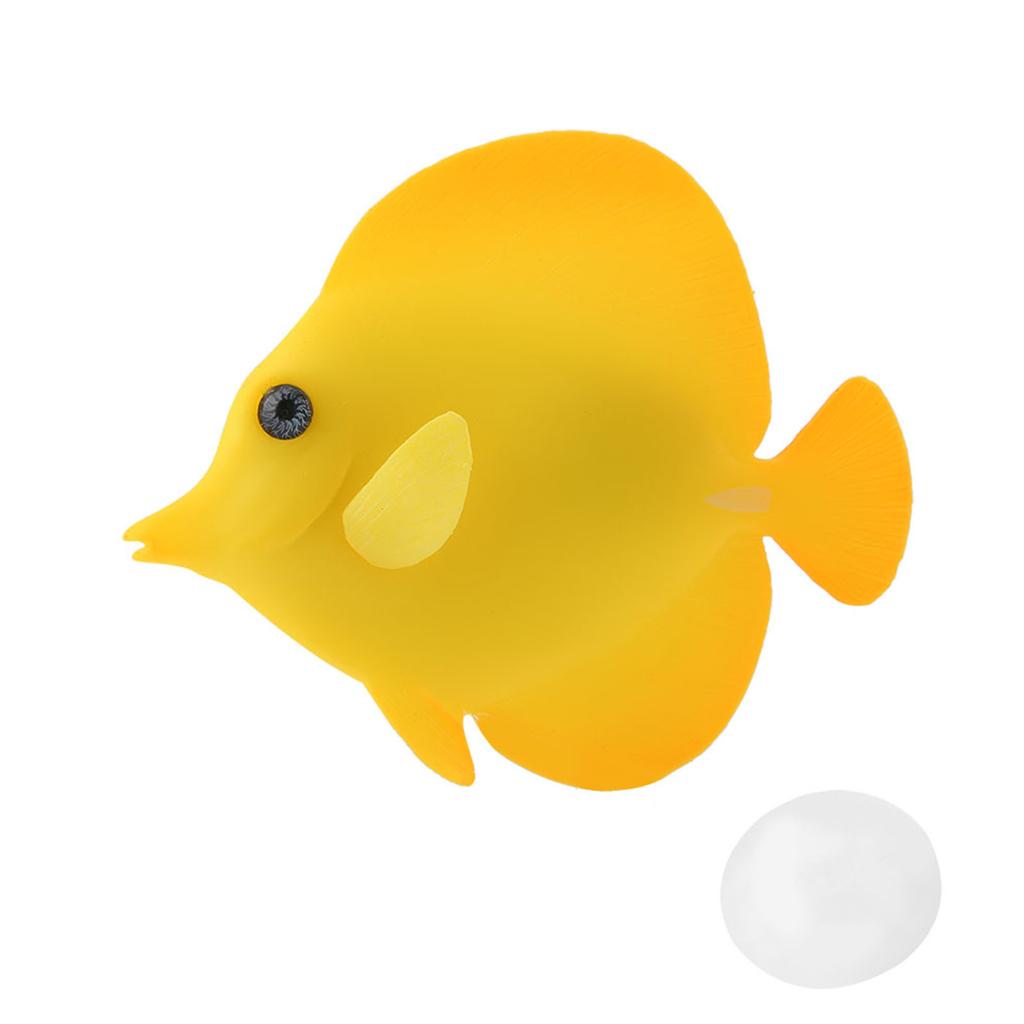 Fish Tank Ornament Aquarium Decoration Tropical Fake Fish Funny Artificial Luminous Fish 03#